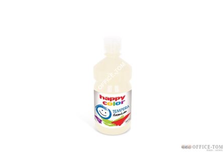 Farba tempera Premium 500ml, biały Happy Color