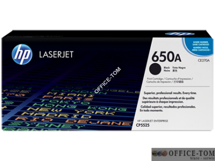 Toner HP 650A (CE270A) czarny 13500str