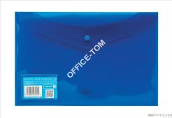 Teczka kopertowa PP 240x360mm  Niebieski CONCORD