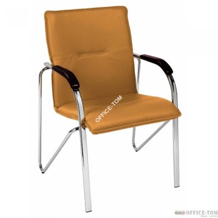 Krzesło SAMBA CHROME V17 miodowy DREWNO ORANŻ 1010 NOWY STYL