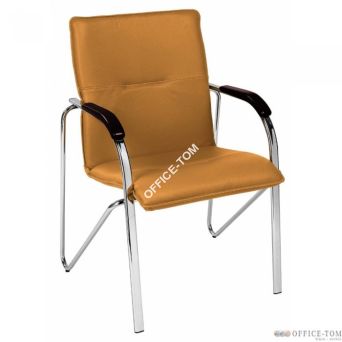 Krzesło SAMBA CHROME V17 miodowy DREWNO ORANŻ 1010 NOWY STYL