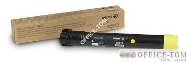 Toner Xerox yellow 6000str  Phaser 7800