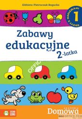 Książka Zabawy edukacyjne 2 latka cz. 1 Zielona Sowa