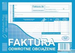 Faktura odwrotne obciążenie (wzór pełny od netto) A5 (o+1k) Michalczyk i Prokop