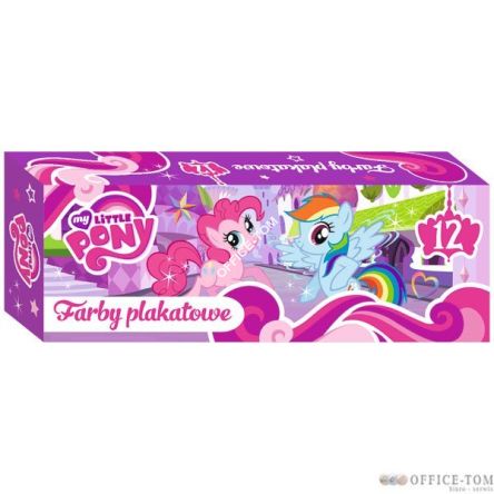 Farby plakatowe 12 kol. 20ml MY LITTLE PONY