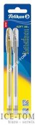 Długopis PELIKAN soft gel złoty & srebrny 2 szt
