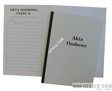 Teczka akt osobowych WARTA grzbiet kryty