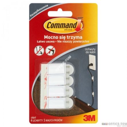 Uchwyty do kabli Command małe 17017 PL