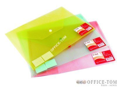 Teczka kopertowa 9113 A4 zielona zatrzask GRAND