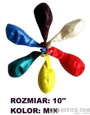 Balon GRANDy 10\'\' metallic 100szt