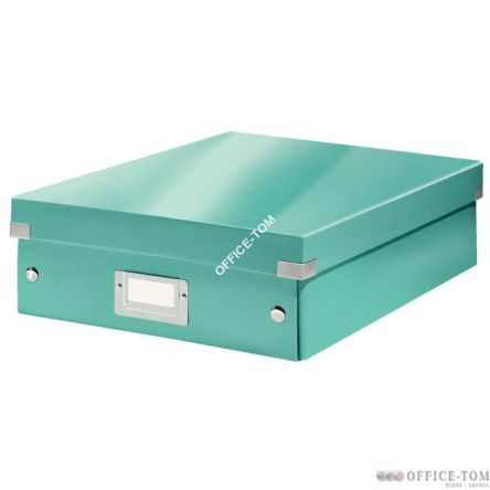 Pudełko z przegródkami Leitz Click & Store, duże Turkusowe