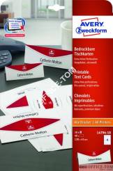 Stojące identyfikatory do zadruku A4, 40 szt./op., 120 x 45 mm, białe Avery Zweckform
