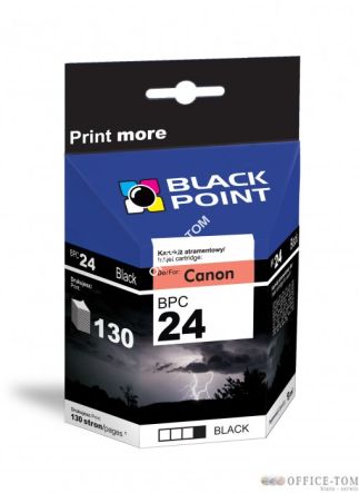 BLACK POINT Wkład do CANON BCI-24BK Czarny 9ml