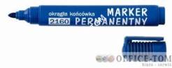 Marker D.RECT 2160 okrągły permanentny NIEBIESKI