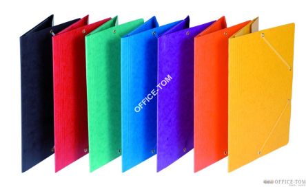 Teczka Donau preszpan z gumka A4 czerwona