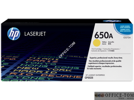Toner HP 650A (CE272A) żółty 15000str