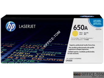 Toner HP 650A (CE272A) żółty 15000str
