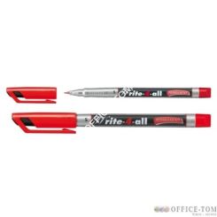 Marker permanentny STABILO Write-4-All, SUPERFINE czerwony