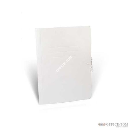 Teczka biurowa wiązana do akt, biała A4 - 350g/m2 Unipap