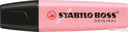 Zakreślacz STABILO BOSS ORIGINAL, pastelowy różowy