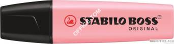 Zakreślacz STABILO BOSS ORIGINAL, pastelowy różowy