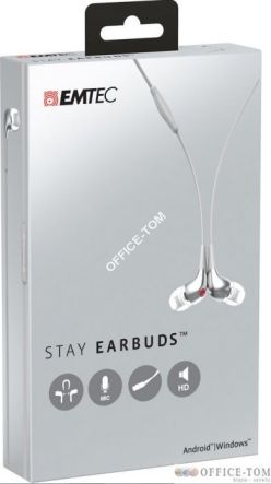 Słuchawki do uszne EMTEC STAY EARBUDS E100 Android