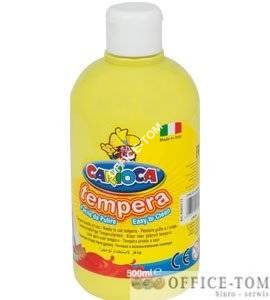 Farba TEMPERA żółta cytrynowa CARIOCA 500ml