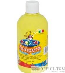 Farba TEMPERA żółta cytrynowa CARIOCA 500ml
