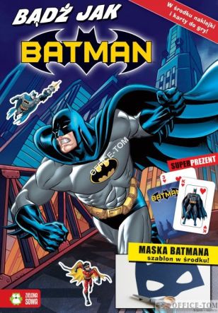 Książka Batman - gry i zabawy (figurki, karty i maski do wypchnięcia) Zielona Sowa