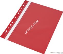 Skoroszyt z perforacją (20)czerwony 0413-0003-05 Panta Plast
