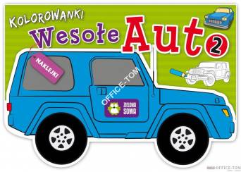 Książka WESOŁE AUTO CZ. 2 9788378956716   Zielona Sowa