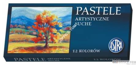 Kredki ASTRA pastele suche 12 KOL. SP-12