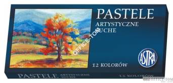 Kredki ASTRA pastele suche 12 KOL. SP-12