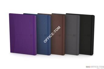 Notatnik OXFORD SIGNATURE B5 18x25 72 k 90g męskie kolory kratka