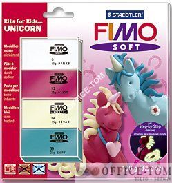 Zestaw FIMO dla dzieci  - Jednorożec