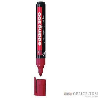 Marker-foliop.300 czerwony EDDING okrągła końcówka