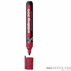 Marker-foliop.300 czerwony EDDING okrągła końcówka