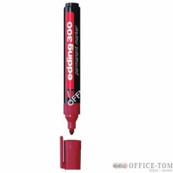 Marker-foliop.300 czerwony EDDING okrągła końcówka