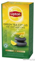 Herbata Lipton Green Tea Citrus (25 saszetek)