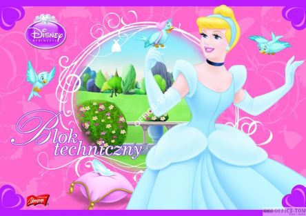 Blok techniczny A4, 10k. DISNEY KSIĘŻNICZKI