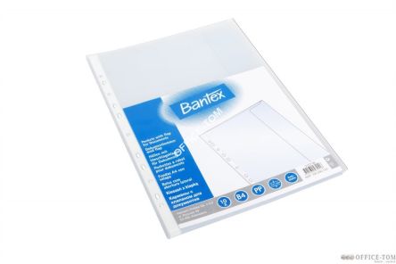 Obwoluta krystaliczna A4 PP 80mic bezbarwna (25SZT) BANTEX
