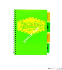 Project Book Neon B5 kratka Zielony PUKKA