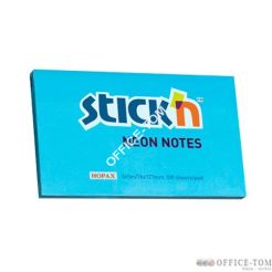 Notes Samoprzylepny 127mm x76mm Niebieski Neonowy (12) 21213 Stick\'n