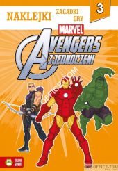 Książka Avengers. Naklejki, zabawy, gry 3 Zielona Sowa