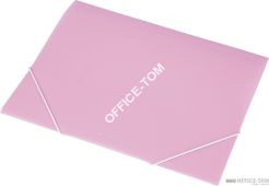 Teczka Na Gumkę A4 Transparentna Kolor Ex4302 Fiolet PANTA PLAST