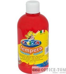 Farba TEMPERA czerwona CARIOCA 500ml