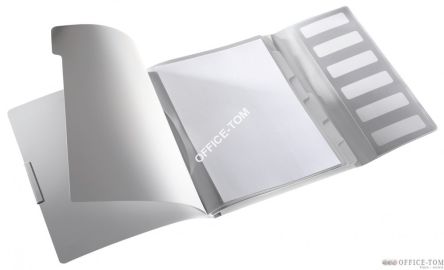 Teczka segregująca Leitz Style 6 przegródek, 200 kartek Arktyczna biel