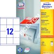Trwałe Etykiety AVERY ZWECKFORM uniwersalne A4, 100 ark./op., 70 x 67,7 mm, białe - 2