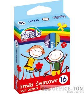 Kredki GRAND świecowe 16 kol.