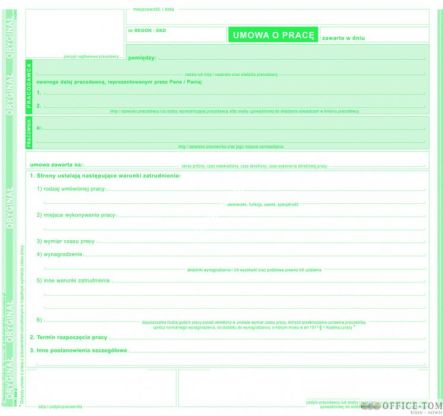 Umowa o Pracę MICHALCZYK I PROKOP 2/3 A4 40 kartek
